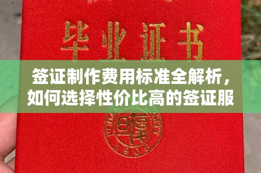 兴平签证制作费用标准全解析，如何选择性价比高的签证服务？